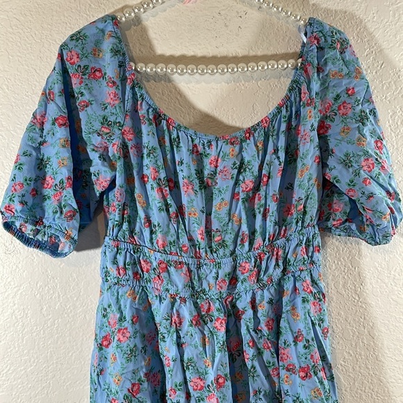 BEBOP Juniors Womens Floral Elbow Sleeves Romper Medium Size Medium - Picture 6 of 10